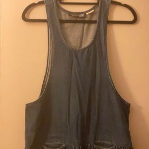 Vintage Pinot Noir Denim Maxi Dress/Jumper